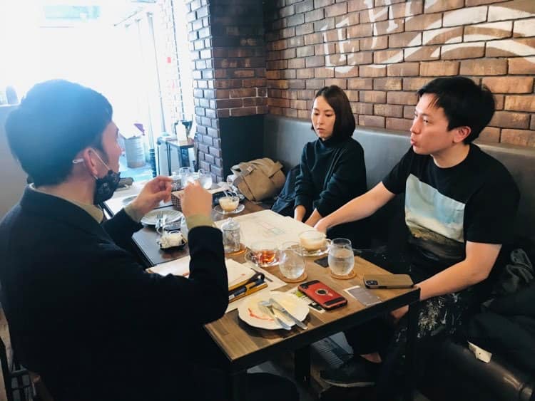 真護さんとの打合わせ