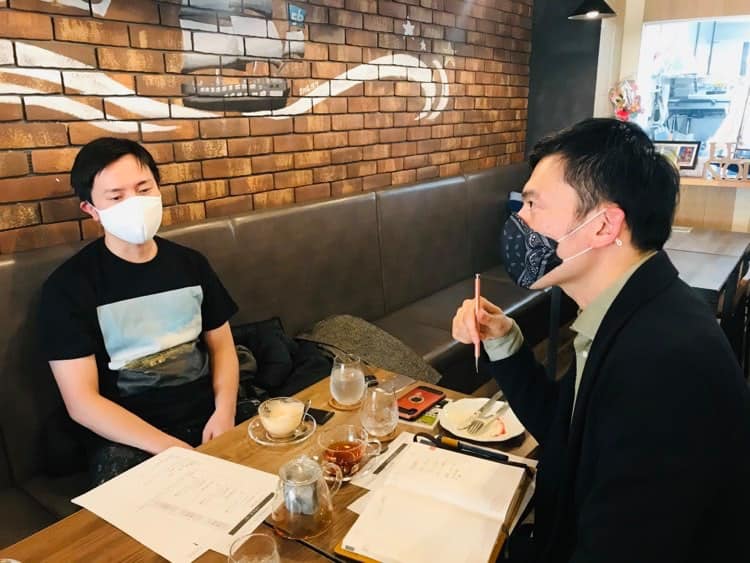 真護さんとの打合わせ