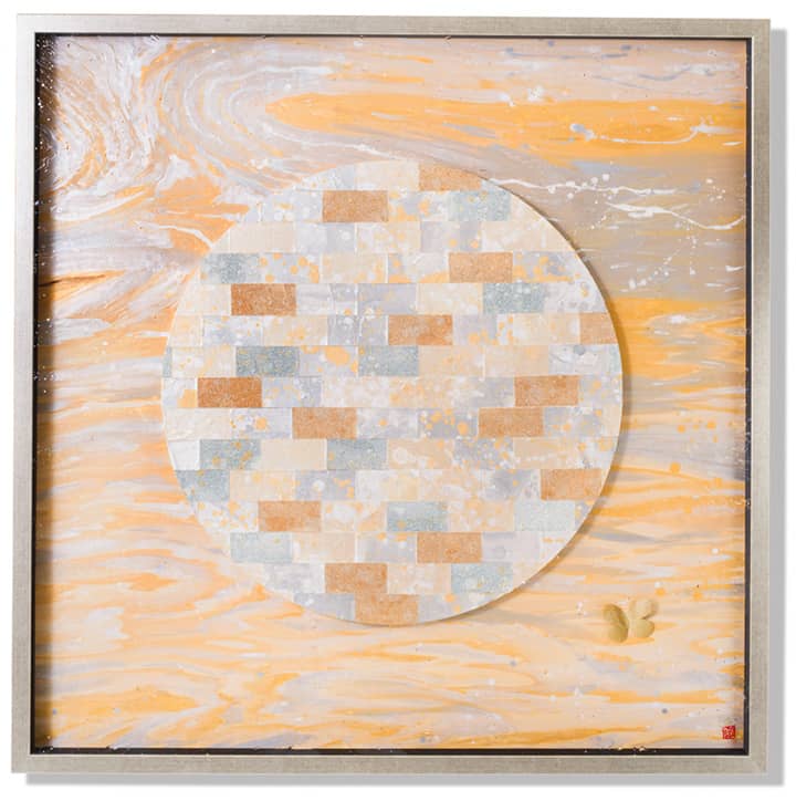 Moon Stream（120 × 120cm）